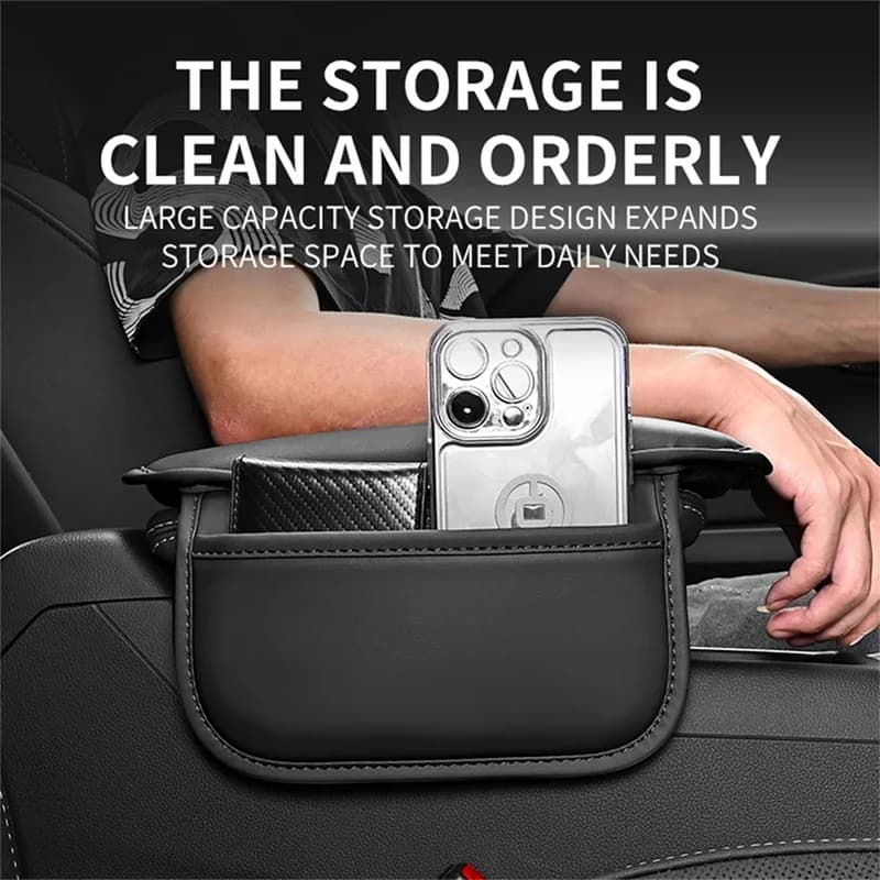 MG Logo Anti-scratch Center Armrest Cover For MG Cyberster ZS EV MG4 EV HS, Car Console Armrest Pad Auto Interior Trim Part
