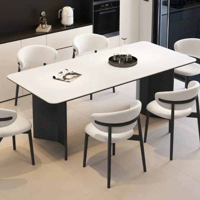 Kitchen Coffee Wooden Modern Dining Tables Luxury Solid Wood Space Saving Dining Tables Restaurant Mesa Comedor Home Furniture