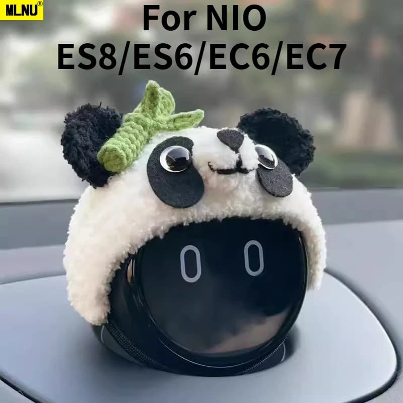 Nomi Hat Headband Decoration For NIO ES8/ES6/EC6/EC7 Accessories 2026/2025,Odor-free Soft Skin-Friendly Plush 2024