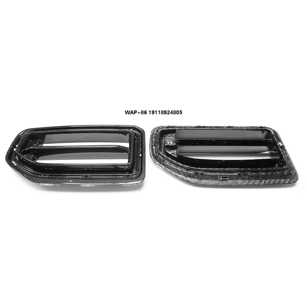Dry Carbon Fiber Front Bumper Grille YG Style for  G87 M2 2022+ Body Kit