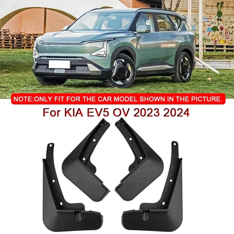 For KIA EV5 OV 2023 2024 2025 Car Styling ABS Car Mud Flaps Splash Guard Mudguards MudFlaps Front Rear Fender Auto Accessories