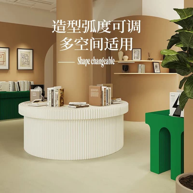 Folding table Display stand Decorative Commercial display case Creative exhibition stand Art shelves decoration 벽 인테리어