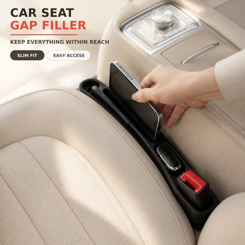 For Porsche Panamera 970 2009 2010 2011 2012 2013 2014 Car Seat Gap Filler Between Seats Crevice Decoration Interior Accessories