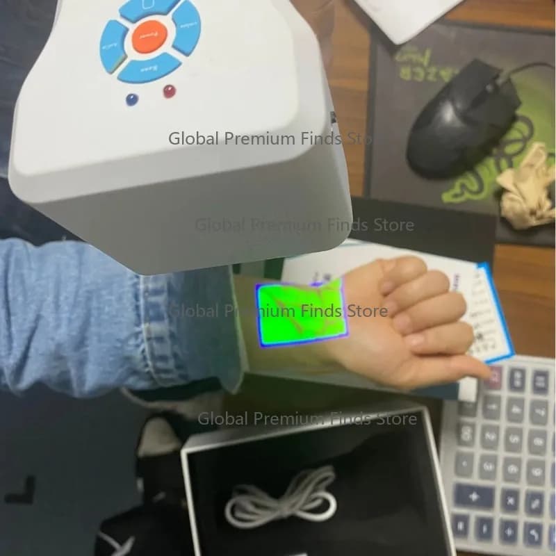 Near-Infrared Vein Locator | Rechargeable Handheld Display Tool for Intravenous Injec-tion
