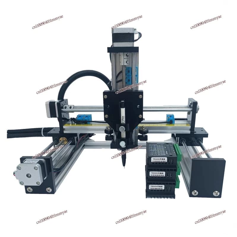 XYZ Three-axis Slide Module PLC Learning Cross Two-axis Gantry Micro-Lanshi Stepper Motor Screw Slide Set