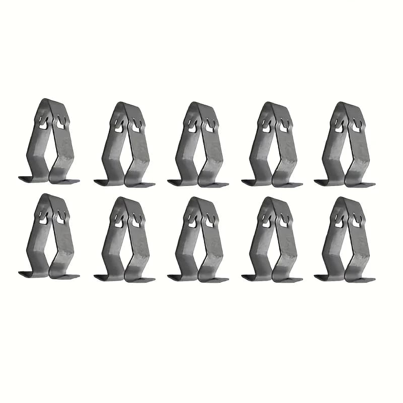 10pcs For AUDI A3 A4 A5 A6 A8 Q3 Q5 Q7 TT Car Seat Clips Heavy Duty V Shaped Metal Fasteners 8Z0867276 Auto Repair Parts