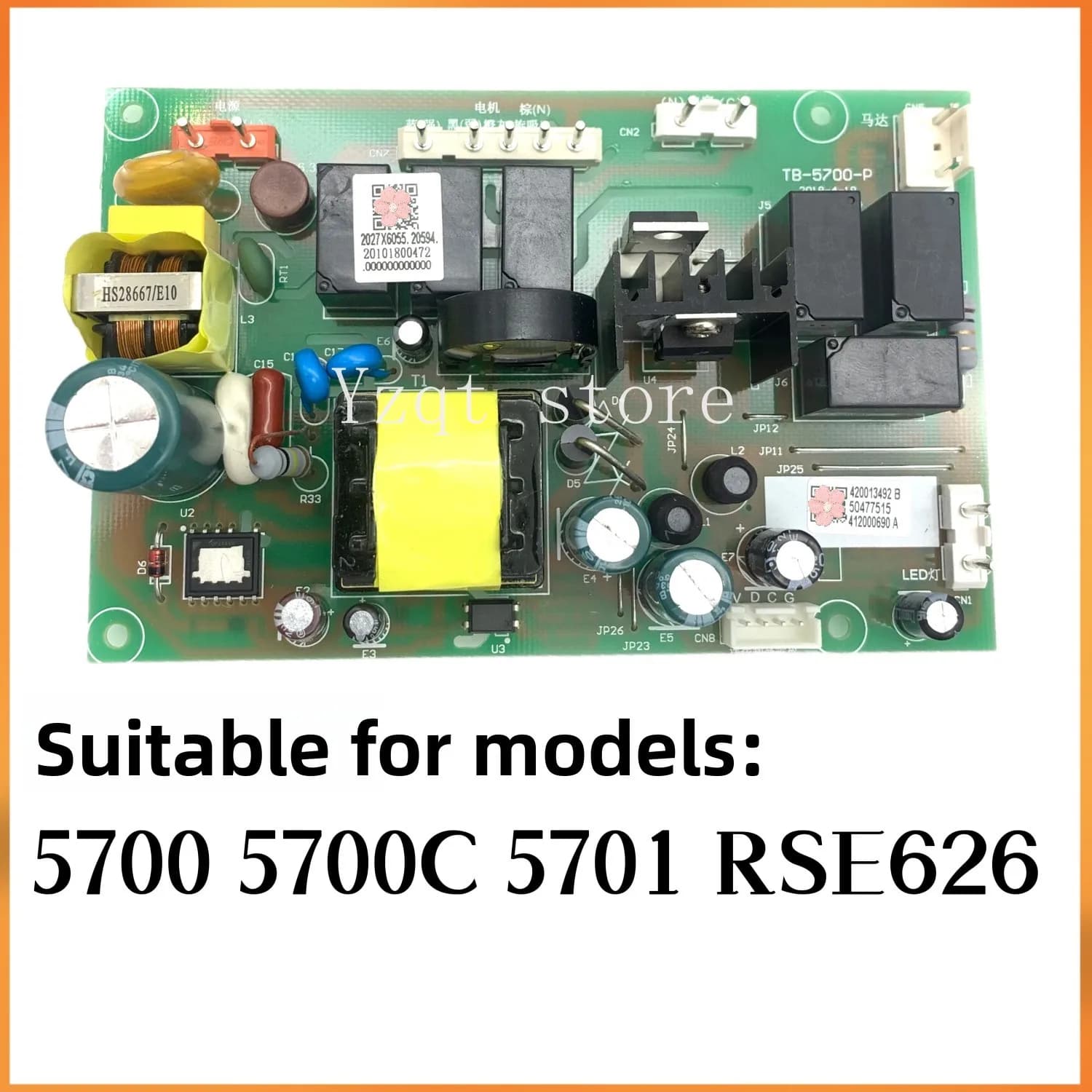 Suitable for boss range hood 5700 power supply main board 5701 touch button switch waving sensor control screen accessories