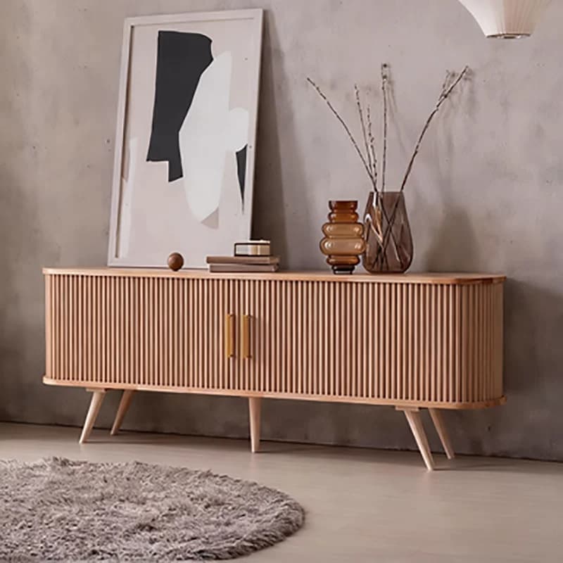 Italian Durable Tv Stands Unique Textured Wooden Functional Tv Stands Practical Graceful Meubles De Maison Furniture Home