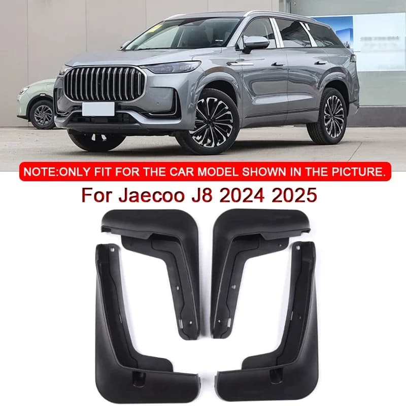 Fit For Jaecoo J8 2024 2025 Car Styling ABS Car Mud Flaps Splash Guard Mudguards MudFlaps Front Rear Fender Auto Accessories
