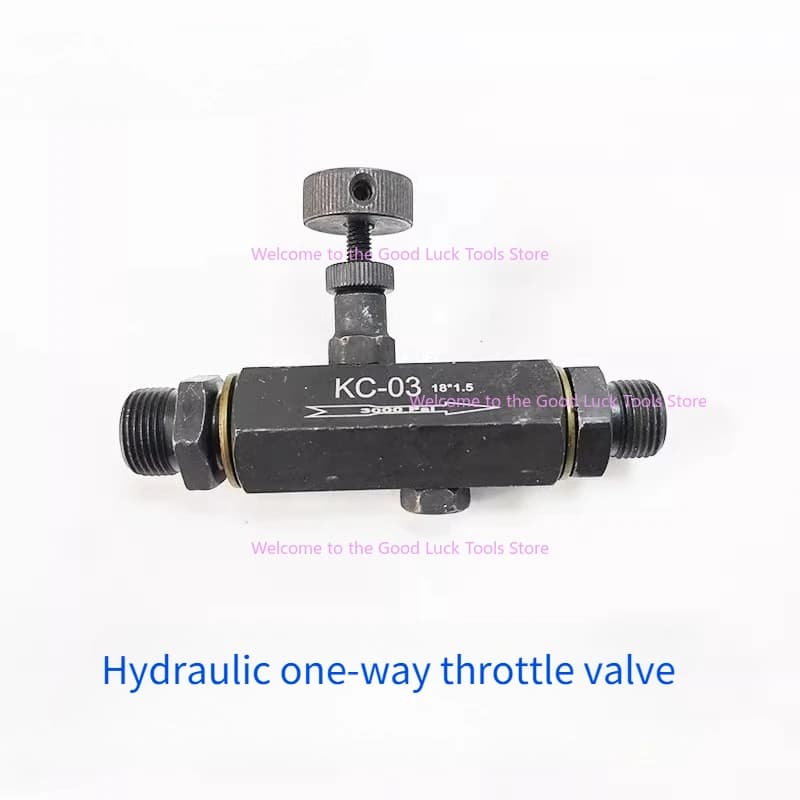 1PC Hydraulic one-way throttle valve KC-03 flow valve M14/M16/M18/M20/M22/*1.5mm connector