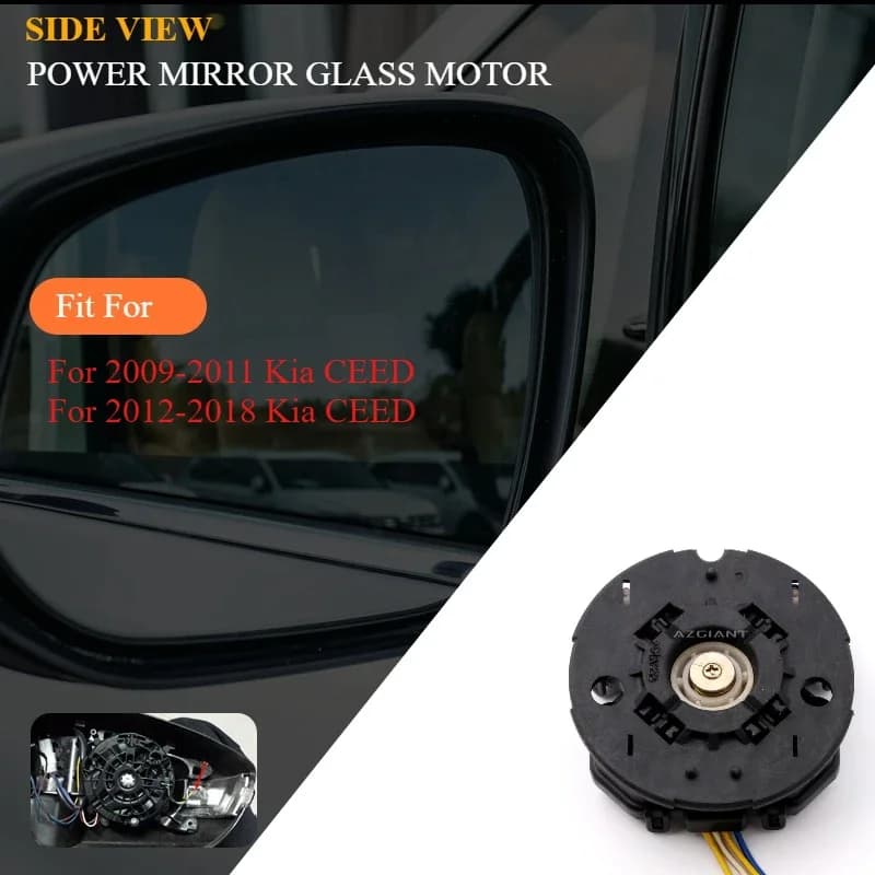 AZGIANT Side Wing Mirror Adjustment Module Blind Spots Lens for 2009-2018 Kia CEED Replacement Original Premium Quality