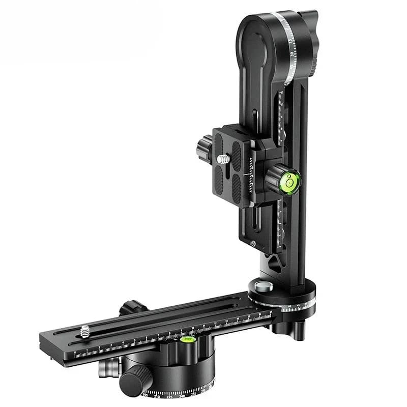 SLR camera panoramic 3D gimbal 720 degree rotating connecting piece professional tripod