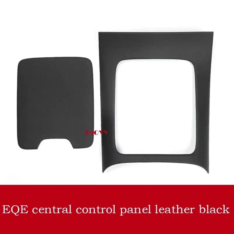Car Center Console Leather Suede Style Panel Cover Trim Panel Frame  Interior Modification For Mercedes Benz EQE Class EQE350