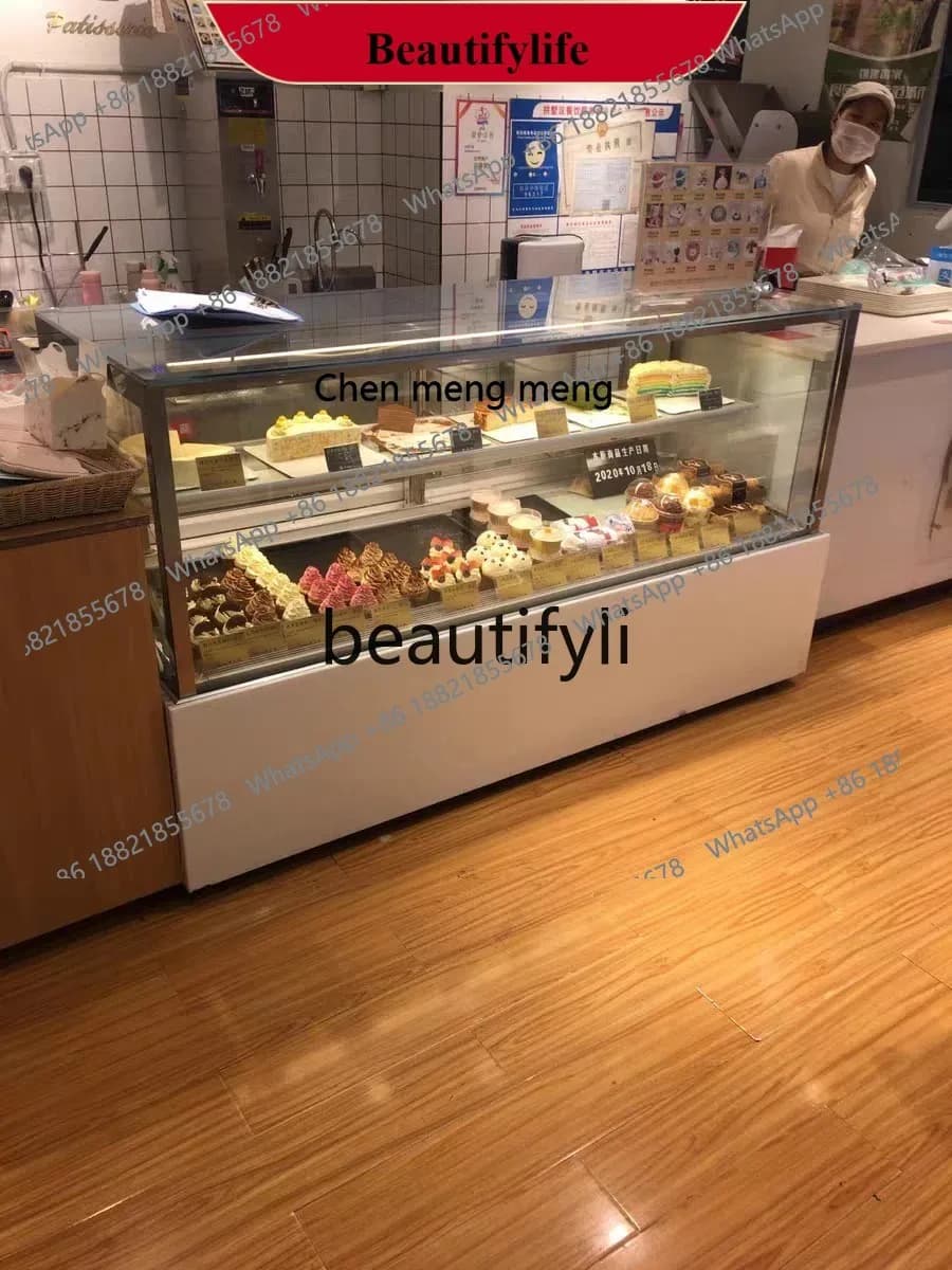 X  D150 Dessert, commercial display cabinet, fruit fresh-keeping cabinet, high-air refrigerated display cabinet