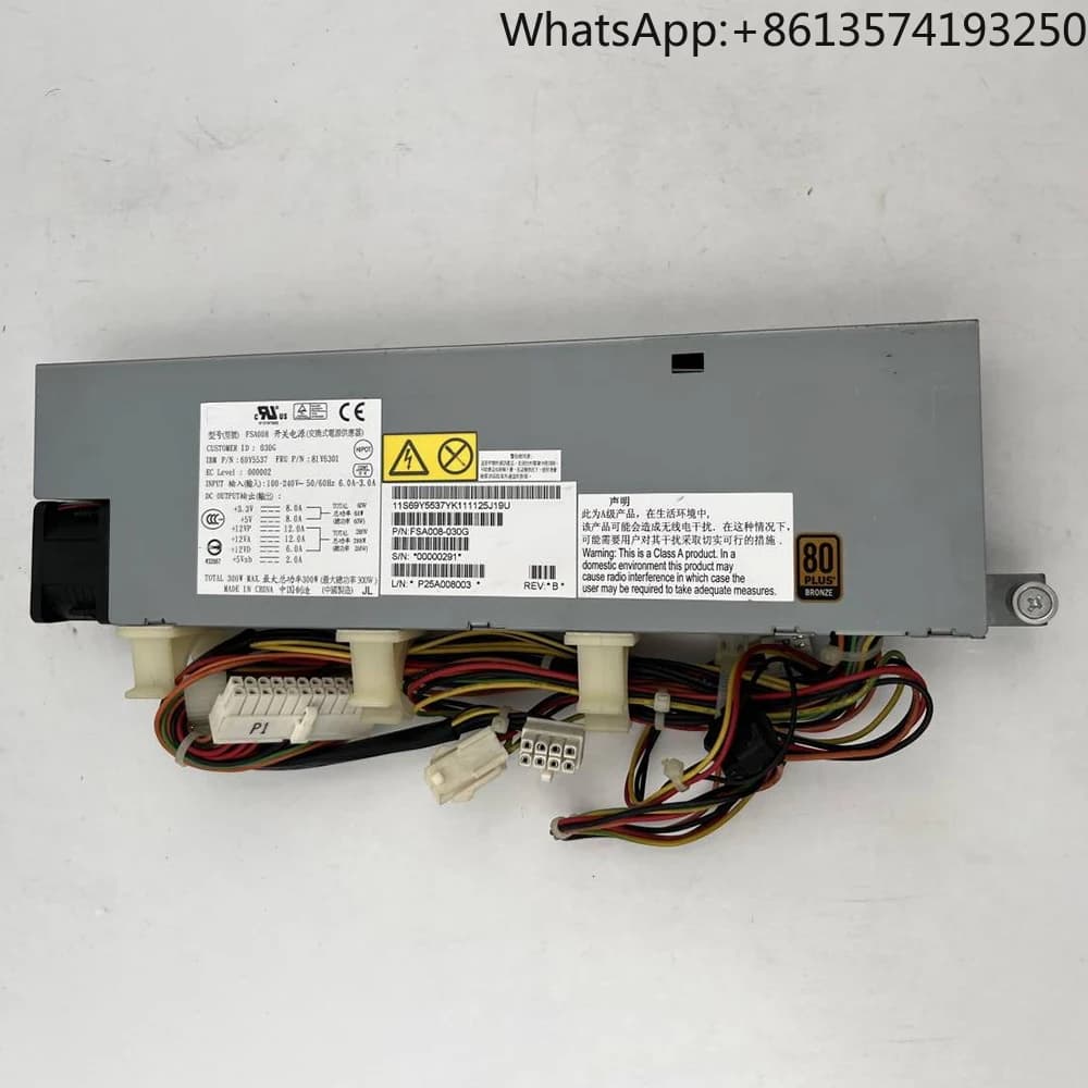 For IBM X3250 300W M4 Server Power Supply FSA008 69Y5537 81Y6301
