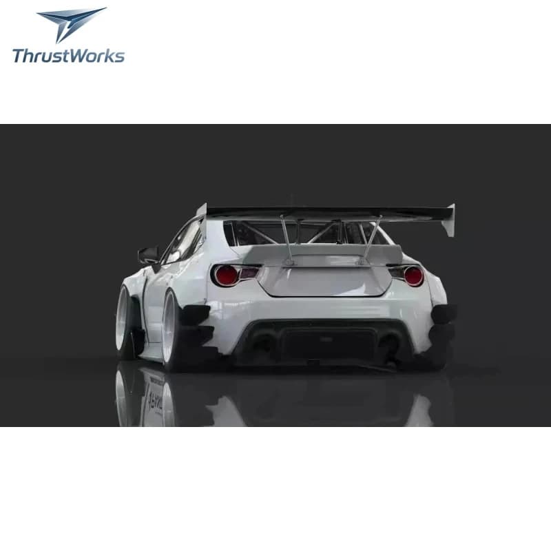 ThrustWorks Rocket Bunny V3 Wide Body Kit Fit GT86 Carbon Fiber Rear Wing