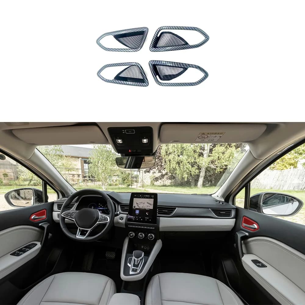 For Renault Captur Interior Door Bowl Handle Trim