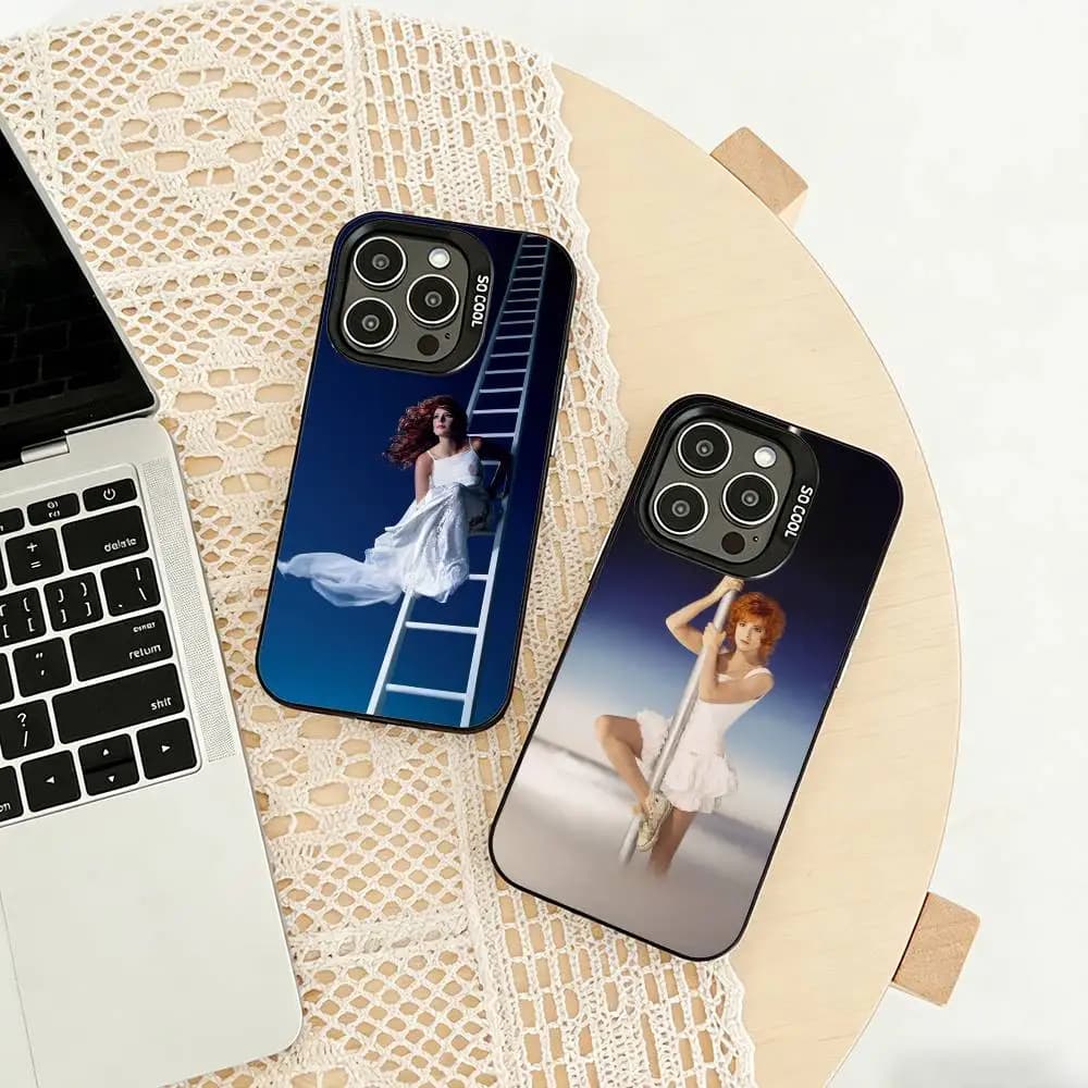 J-Jeanne M-MyleneS F-FarmerS  Phone Case For iPhone 17,16,15,14,13,12,11 Plus,Pro Max,XS,Colored silver phone case