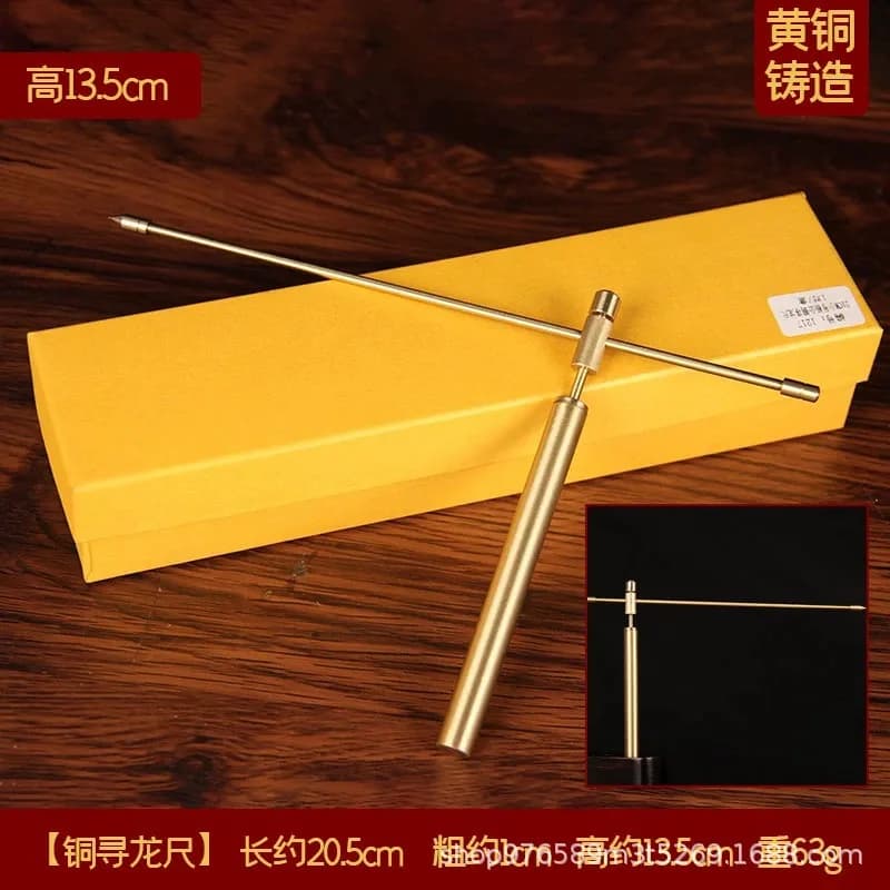 Authentic Yang Gong Pure Copper Dowsing Rod High Precision Feng Shui Detector
