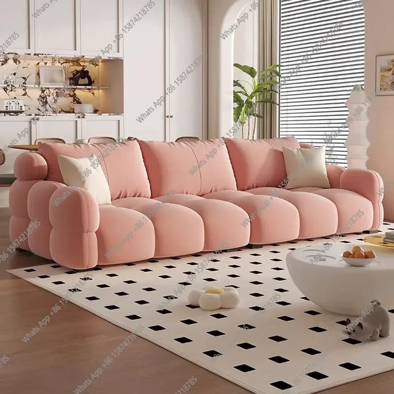 JSMTLazy Luxury Modern Nordic Living Room Sofas Loveseat Chaise Sofabed Stylish Kids Furniture Home Decor Elegant Wedding Spaces