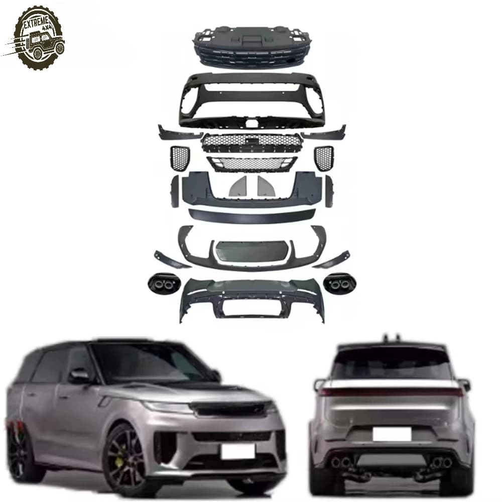 PP Full Set Bodykit RR Sport to SV Style New Facelift Kit Upgrade Bodykit Front Bumper Rear Bumper Grille RR SV Body Set