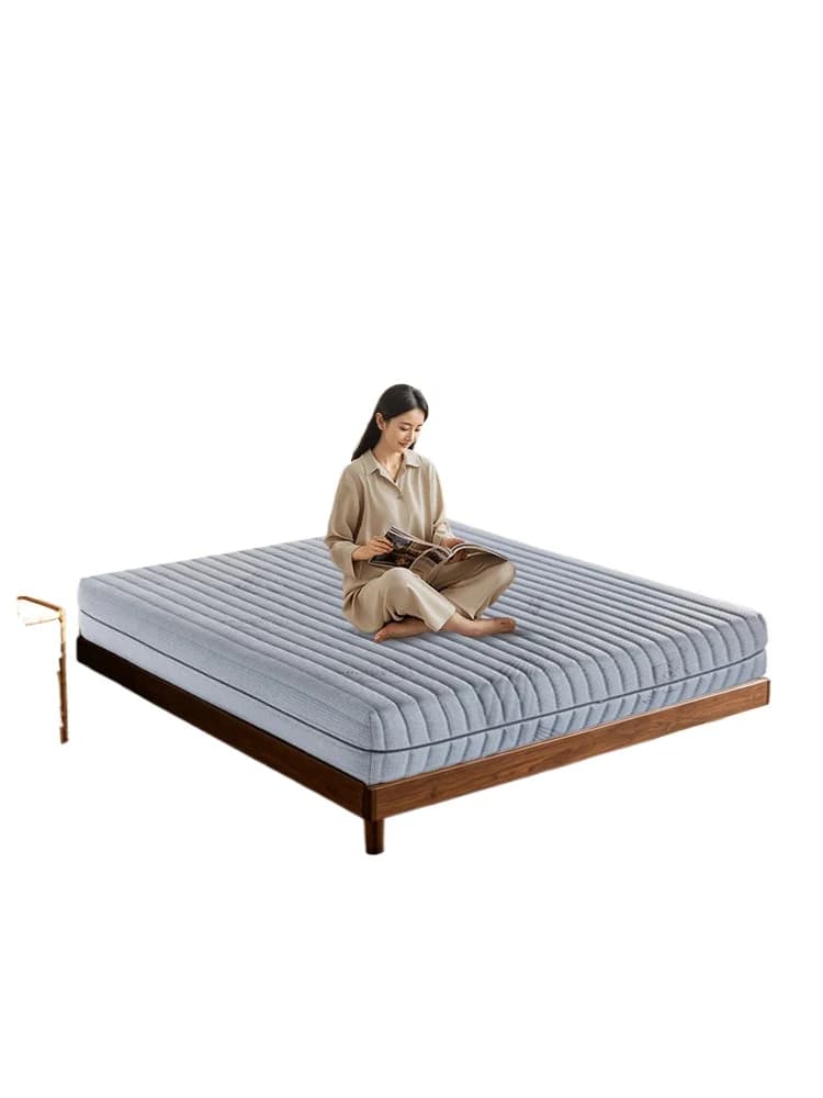 LMM natural 5cm latex upholstered bedroom home independent spring hotel removable mattress 1.8