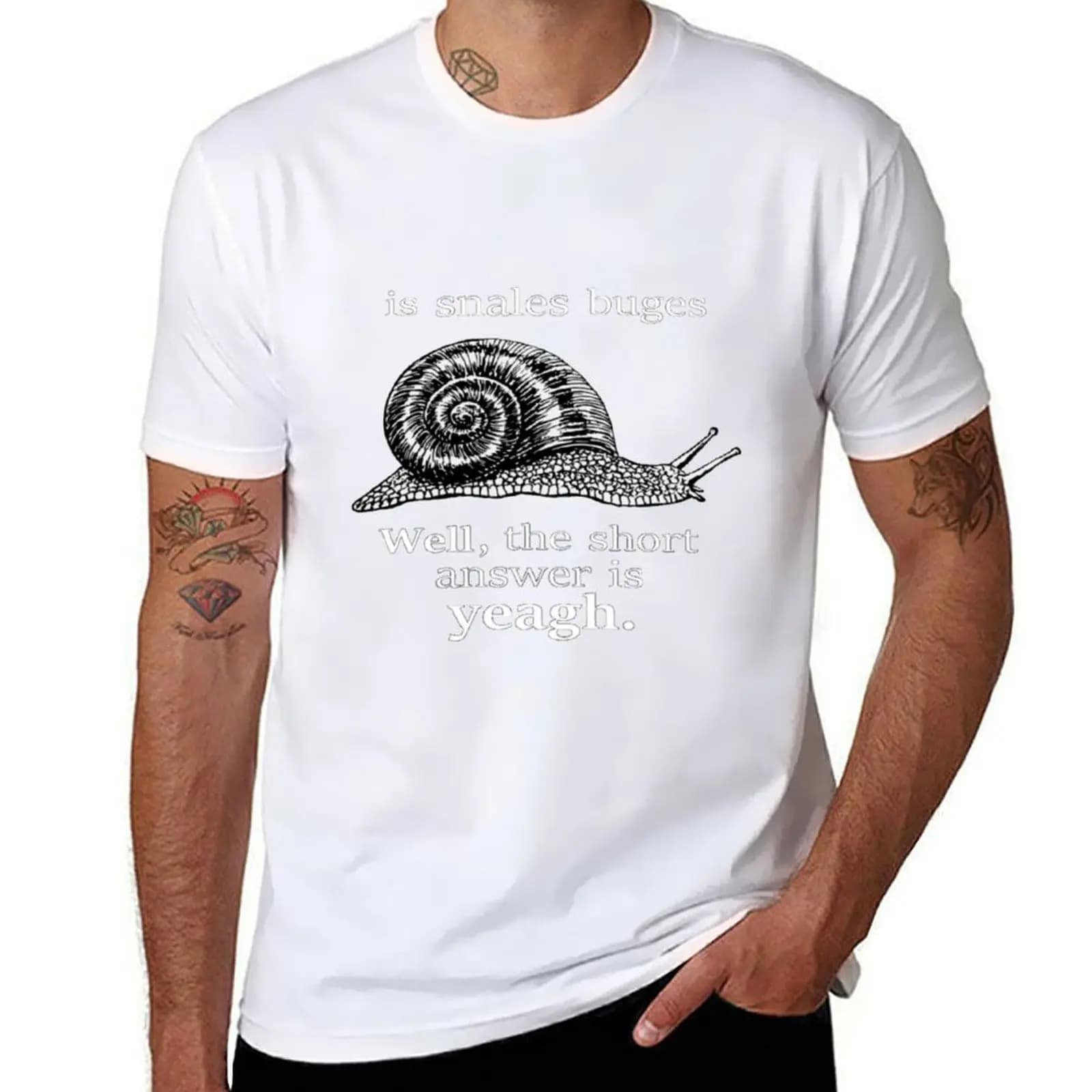 is snales buges Well, the short answer is yeagh. T-Shirt cotton t shirts man 100% man t shirt cotton high quality T-Shirt
