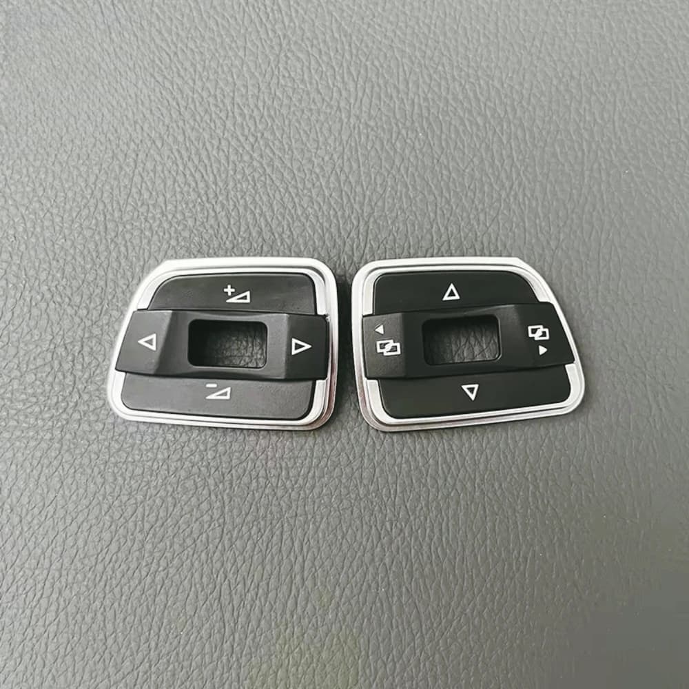 ZF-T Cubierta Botón Control Interruptor Volante Multifuncional Para Coche, Embellecedor Tapa Para VW Golf 6 MK6 G