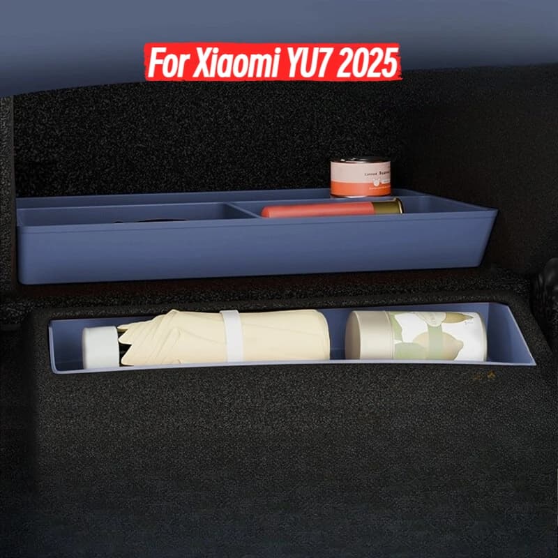 For Xiaomi YU7 2025 Passenger Gloove Box Silicone Pad Co-pilot Storage Box Car Organizer Interior Tidying Accessories