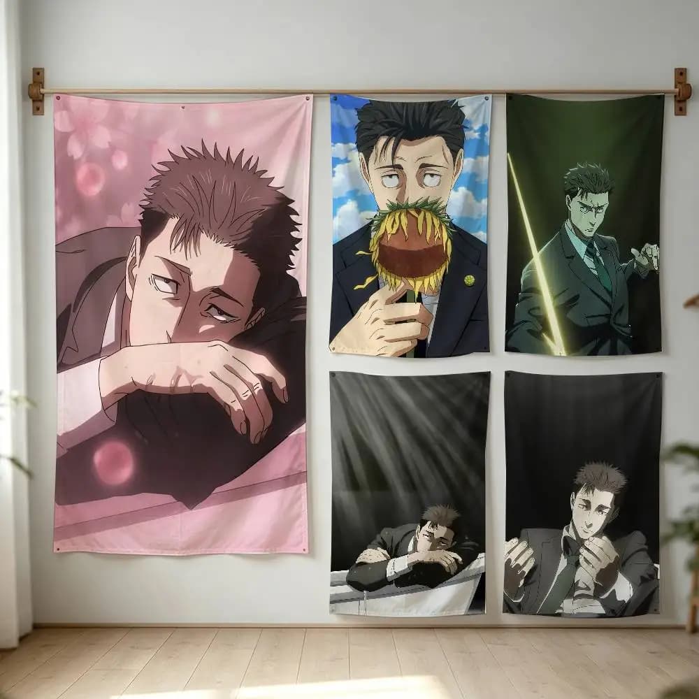 Hiromi Higuruma Flag Digital Printing Banner for Garage Wall Out Door Decoration