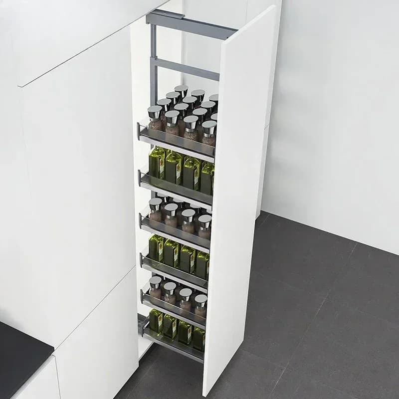 Aluminum alloy high cabinet basket cabinet, seasoning basket high and deep linkage basket