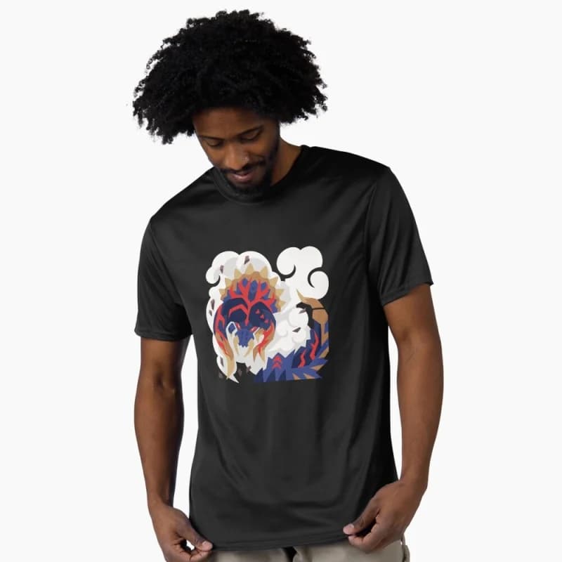 Bloodbath Diablos tribal Monster hunter world MHW Gift T-Shirt 100% cotton tee Short Sleeve Graphic clothes All size tops S-6XL