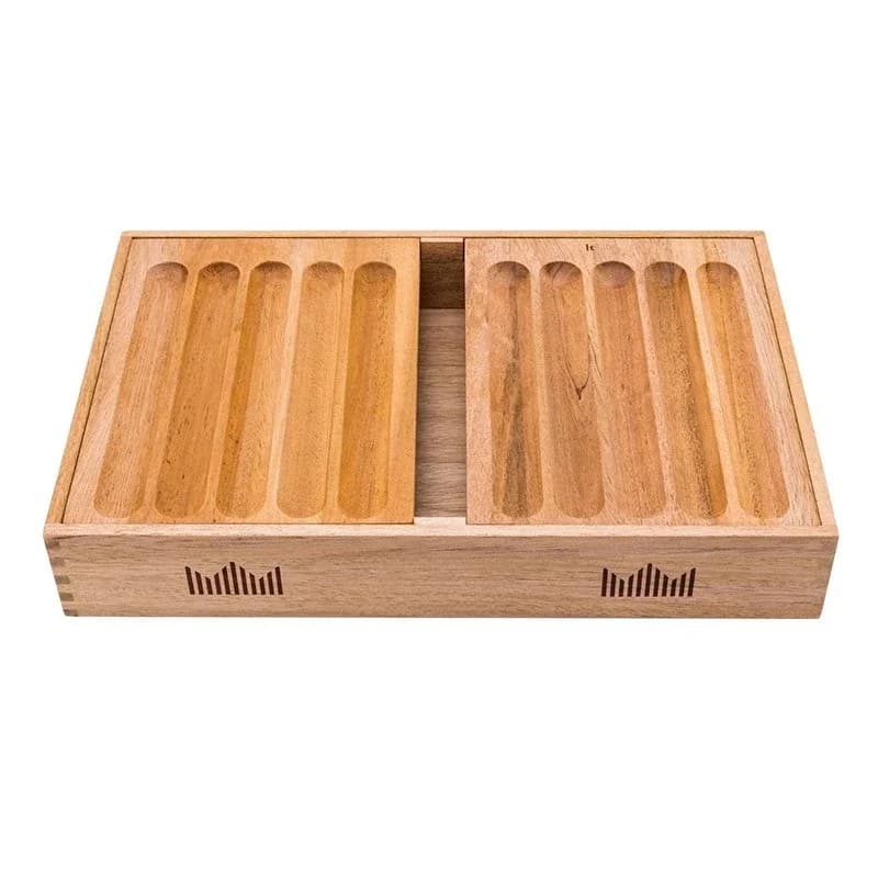 Cigar Tray, Double Cedar Accessory Storage Tray, Portable