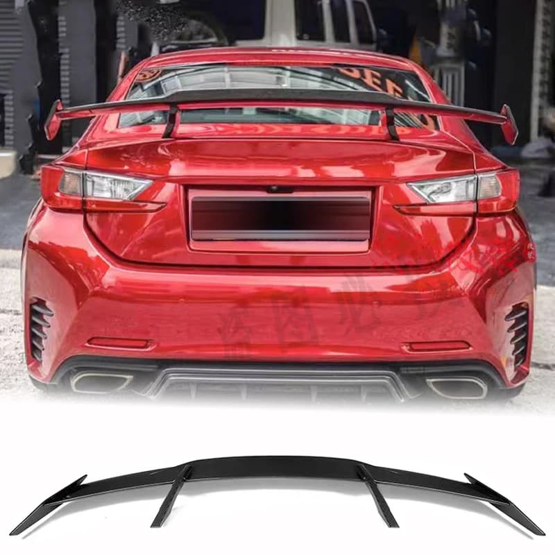 Suitable for 2014-2021 Lexus RC300 RC250 RC200T rear trunk lid MP style 100% carbon fiber spoiler rear wing aerodynamic body kit