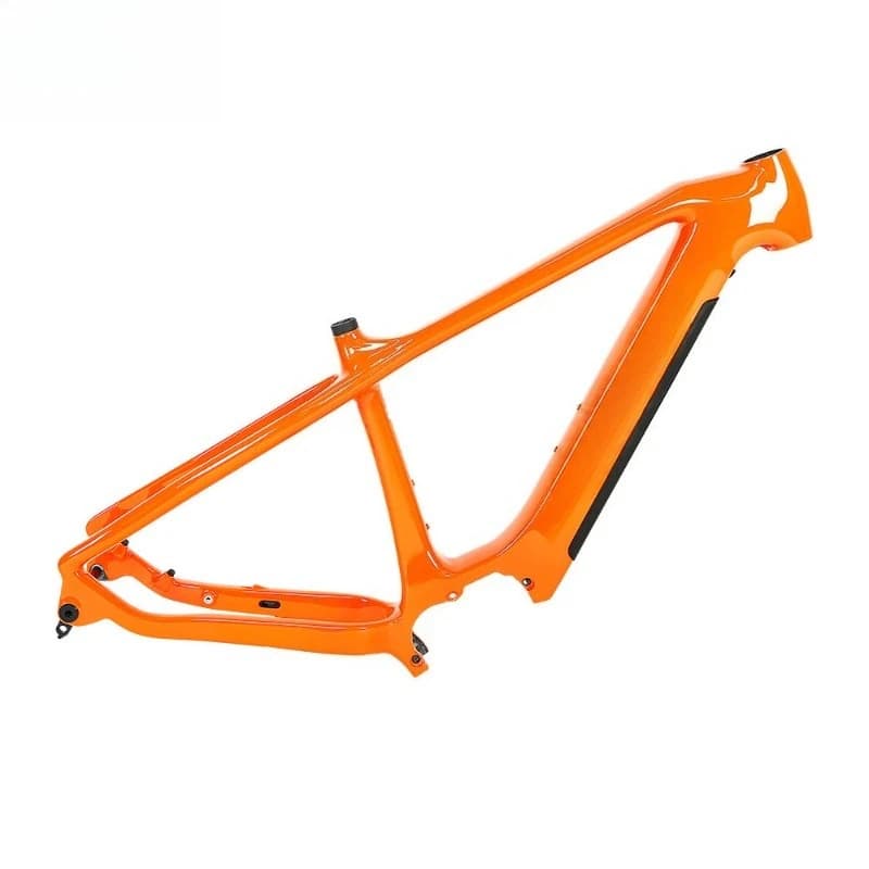 Electric bicycle accessories, bicycle carbon fiber frame, central motor with battery box