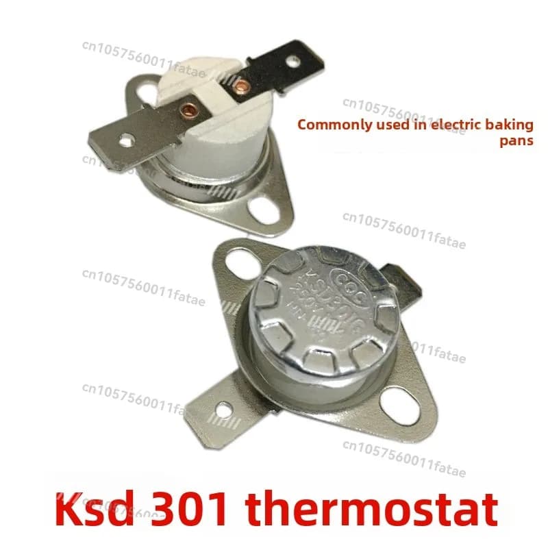 KSD301 Electric Pancake Maker Thermostat Switch 180/185/195 Degree Snap Action Temperature Control