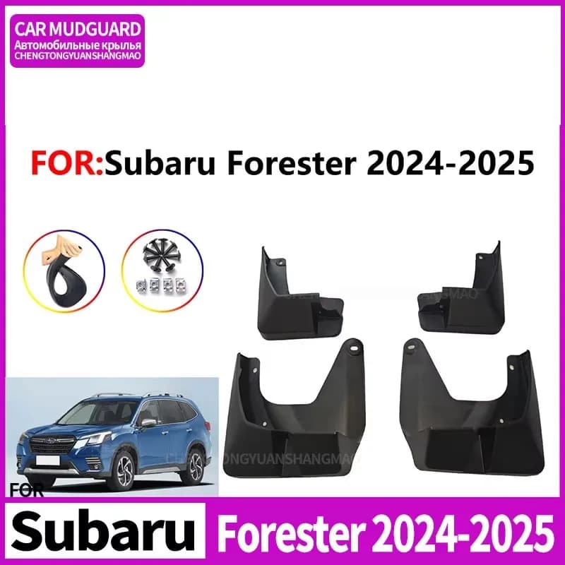 DPB For Subaru Forester 2024-2025  Fenders Mudguards Durable Splash Resistant Front Rear Wheel For Protection Set 4