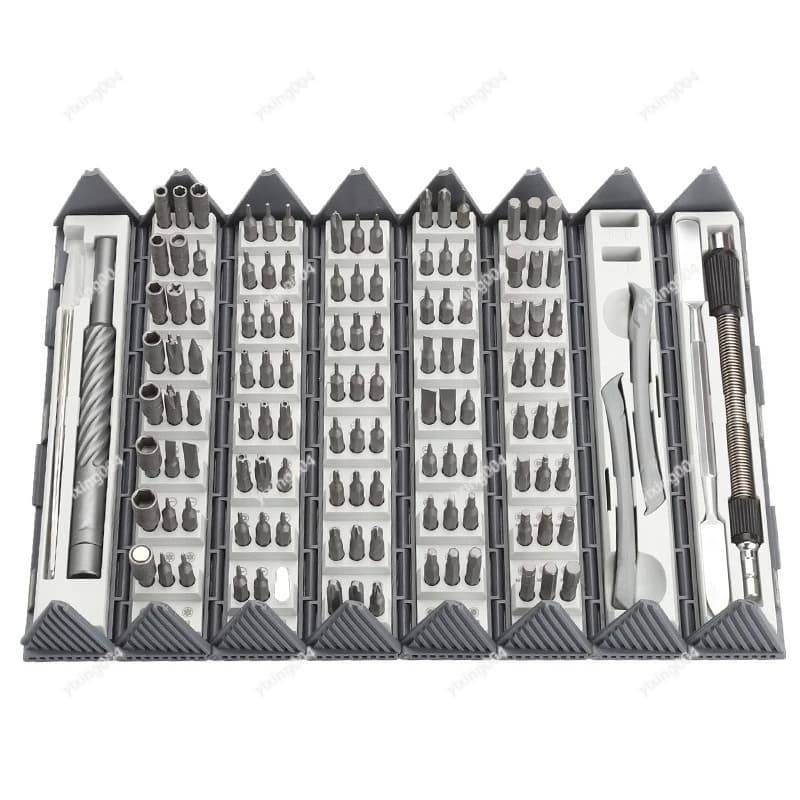 Precision Screwdriver Set, Cross & Flat Bits, Repair Tools for Phone, Computer and Eyeglasses