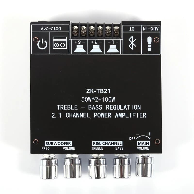 Bluetooth digital power amplifier module, high and low tone subwoofer