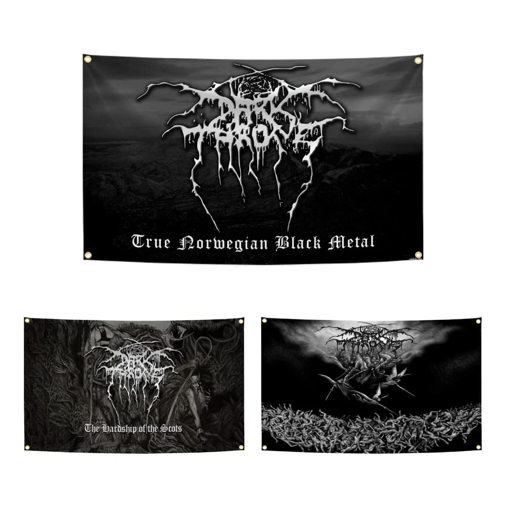 90x150cm Darkthrone True Norwegian Black Metal Rock Band Flag Polyester Printing Banner Home Or Outdoor Decoration Tapestry