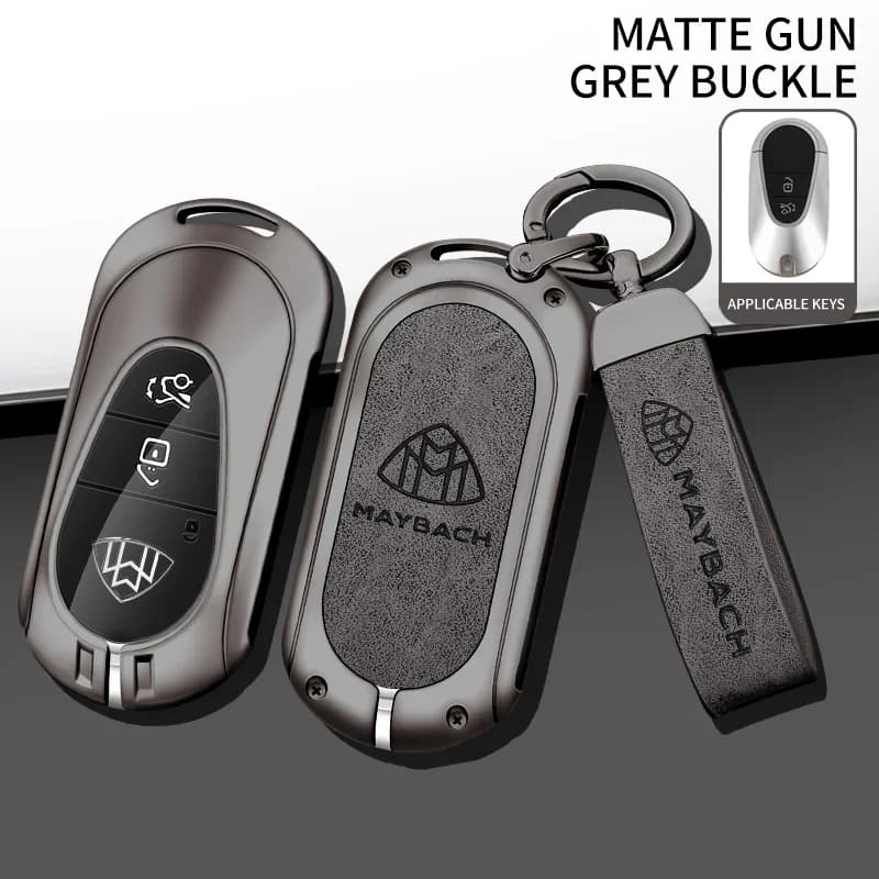 Car Key Case Fob Cover Shell For Mercedes Benz Maybach C E S Class GLC W206 W223 W214 E300 C260 C300 S450 S500 S400 Accessories