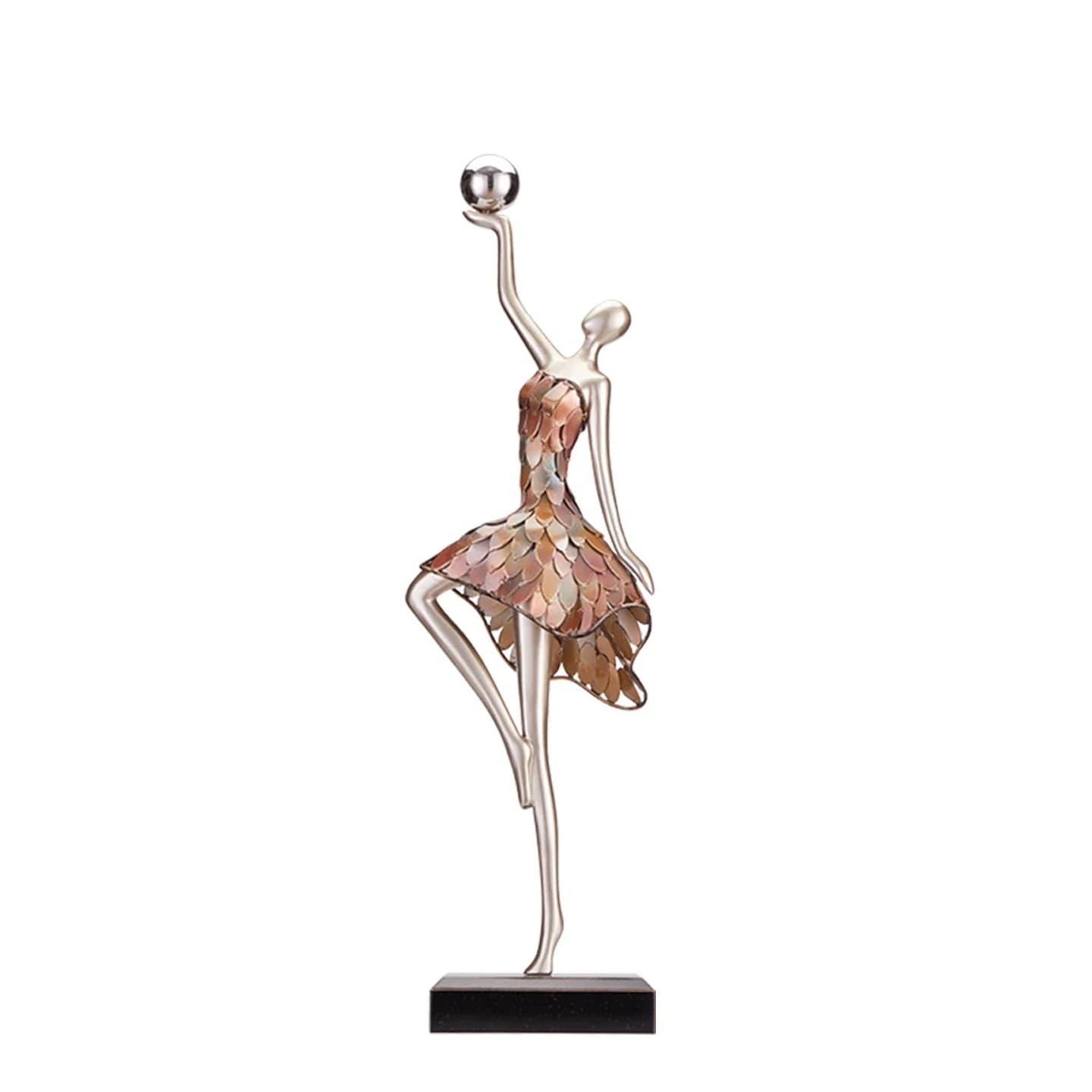 Entrance, vertical high large-scale character ornaments, light luxury and high-end living room, simple decoration