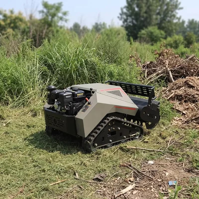 Hot New Products crawler 800mm multifunctional flail zero turn remote control lawn mowers for Clearing land