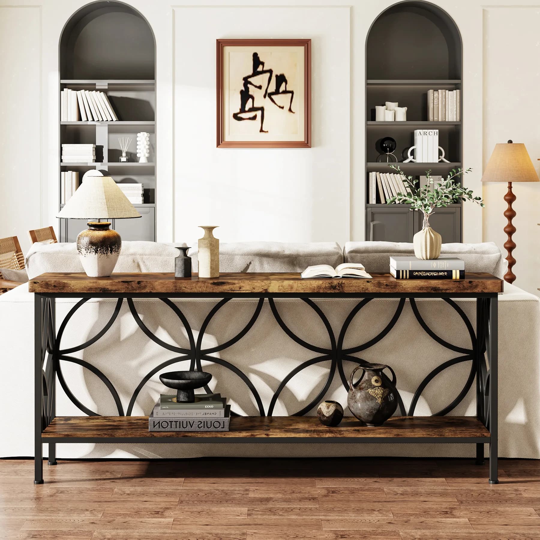 Luxury American Console Table Vintage Wabi Sabi Narrow For Hallway Console Table Living Room Entrance Mesa Estrecha Furniture