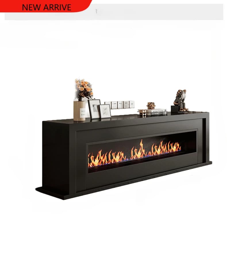 X TV Cabinet French Atomization Fireplace Cabinet Simulation Flame American Simple Fireplace Decoration Nordic Multi-Functional
