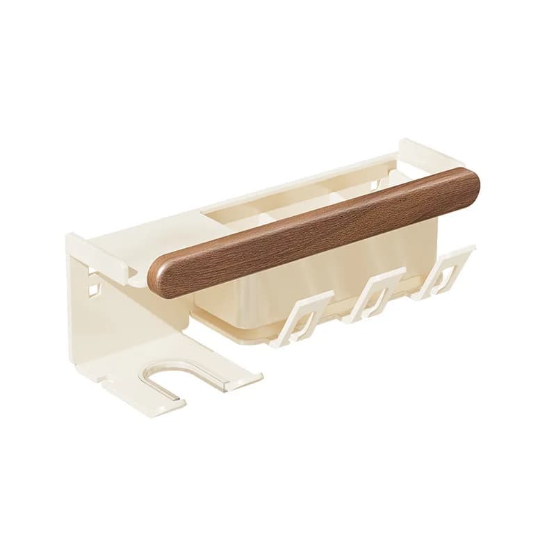 Medieval style toothbrush shelf hotel homestay bathroom bathroom hair dryer hanger tooth cup mouthwash cup storage rack