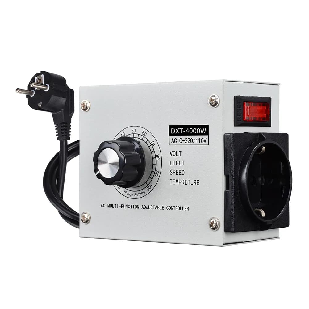 4000W Multifunctional Adjustable Controller AC-110V/220V DXT-4000W For Resistors, Heating Systems, And Fans For Temperature