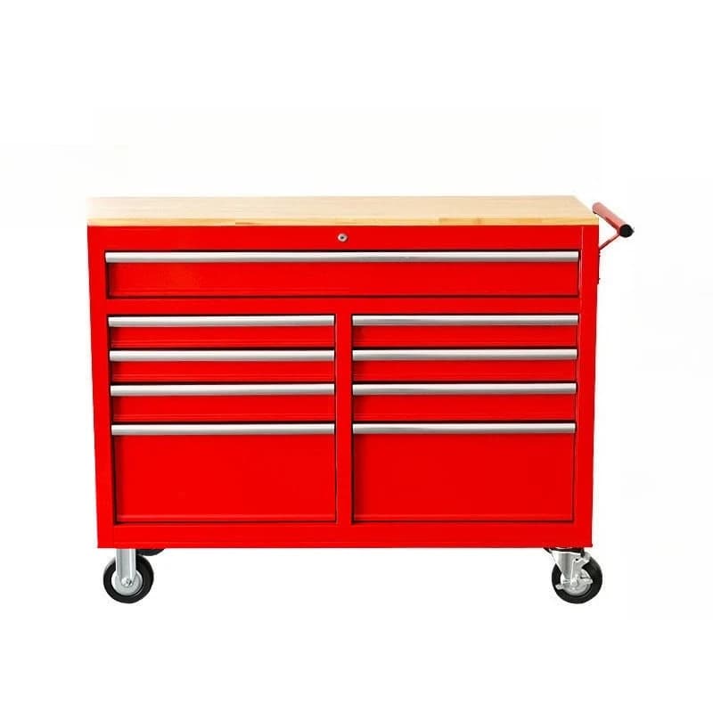 Barbershop tool cart, mobile storage cabinet, drawer-type wheeled tool cart