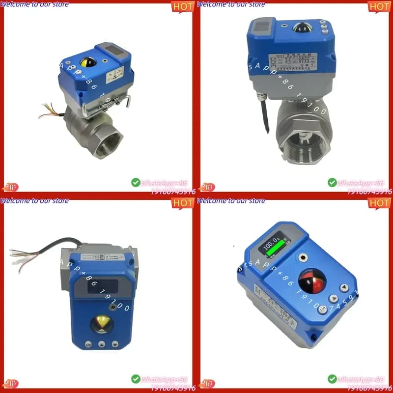 CE Certificate Water Treatment Intelligent Regulating Ball Valve 30NM 0-10V RS485 Communication