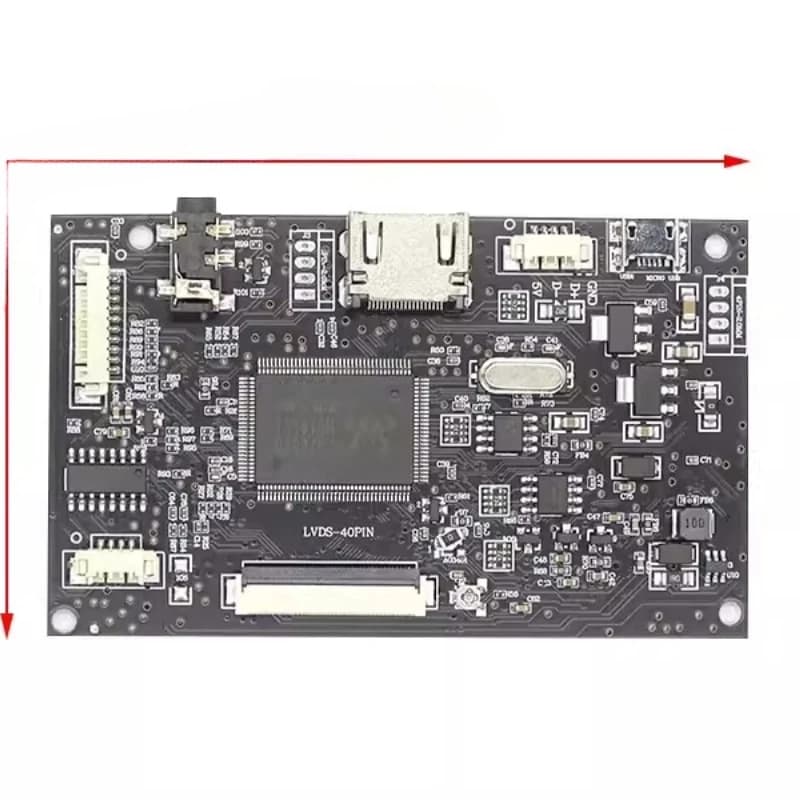 LCD screen, driver board FPC interface usb 5V power supply can be connected to the speaker